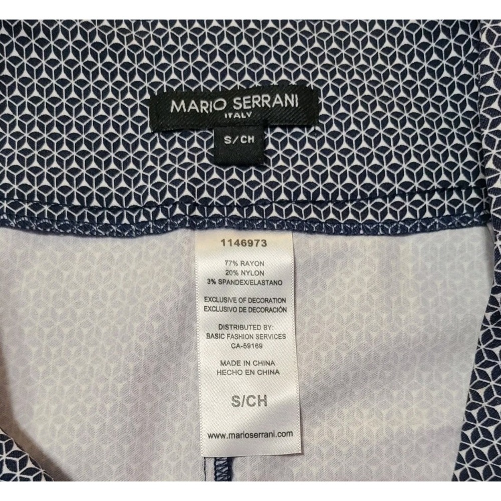 Mario Serrani Bodymagic Comfort Skirt Stretch Blue Womans‎ Size Large Italy - Picture 3 of 5